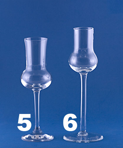 Gläser Destillate